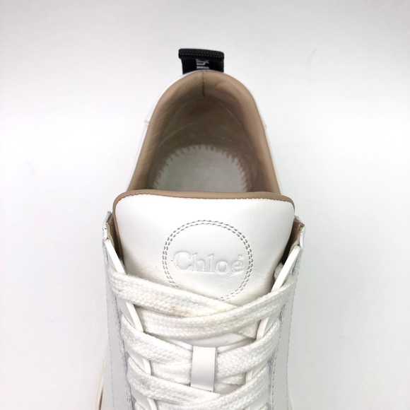 CHLOÉ Lauren Low Top Sneaker sz 7 - Picture 8 of 12
